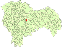 Mapa del municipio de Masegoso de Tajuña