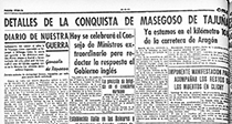 Detalles de la conquista republicana de Masegoso. Periódico «CNT: órgano de la Confederación Regional de Asturias, León y Palencia» (22/03/1937)