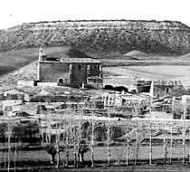 Vista del viejo Masegoso. Fotografía de Tomás Camarillo (década de 1920 ó 1930)