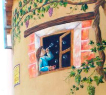 El trampantojo de Moranchel pintado por Asun Vicente