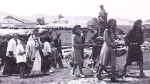 Procesión de San Bernabé en la década de 1940