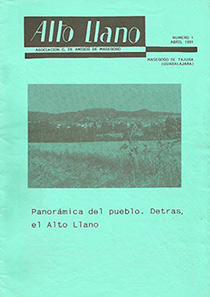Revista Alto Llano, primera etapa, n.º 1