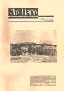 Revista Alto Llano, segunda etapa, n.º 1