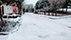 Nieve en Mase: calle de Nuestra Señora de la Soledad, cuesta de la Iglesia, «El Castillejo»
